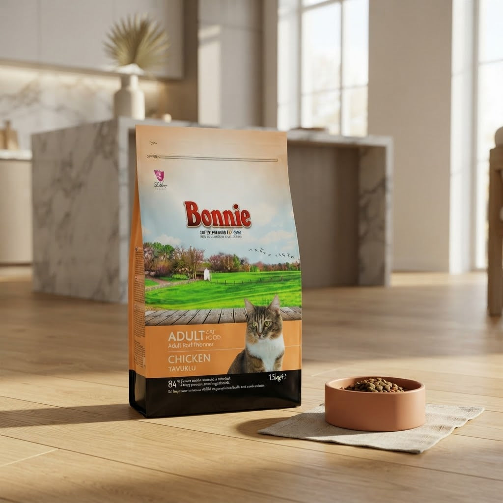 1.5Kg Bonnie Adult Cat Food Chicken