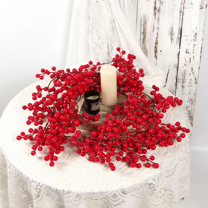 195cm Artificial Christmas Berries Decor  Garland