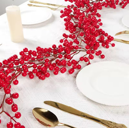 195cm Artificial Christmas Berries Decor  Garland