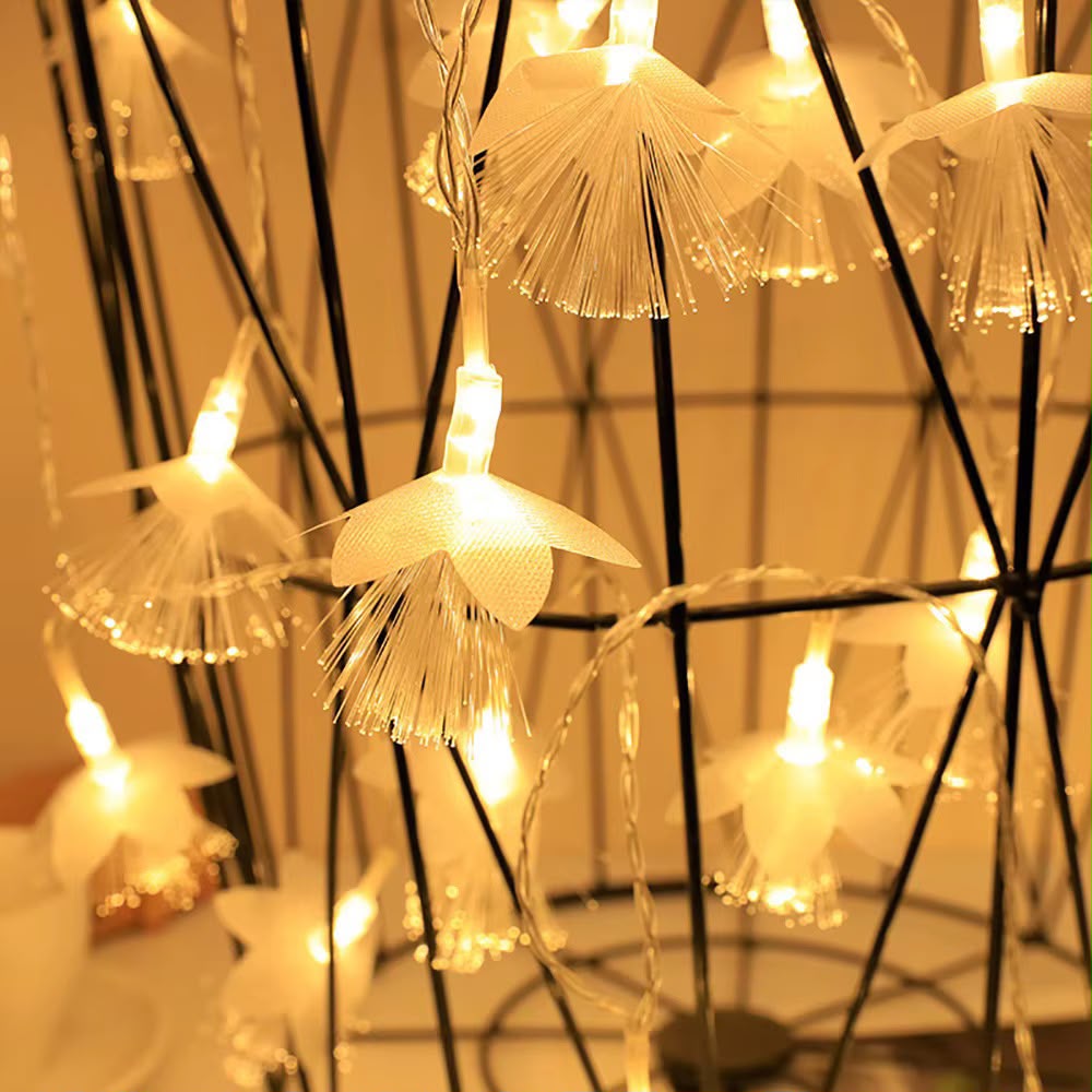 10M LED Christmas Fiber Optic Dandelion Fairy String Lights