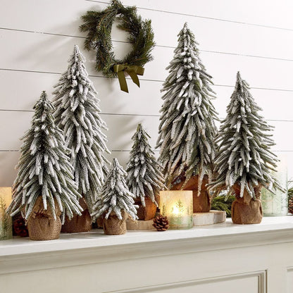 60cm Snow-Covered Christmas Tree Decoration