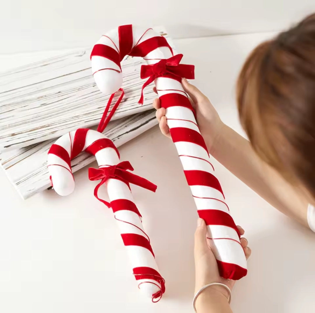 2Pc Christmas Decorative Candy Cane