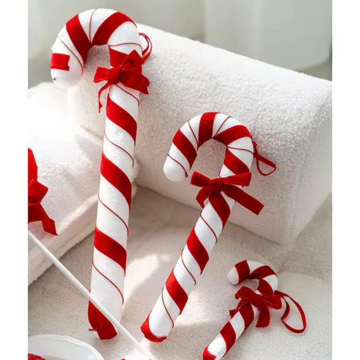 2Pc Christmas Decorative Candy Cane