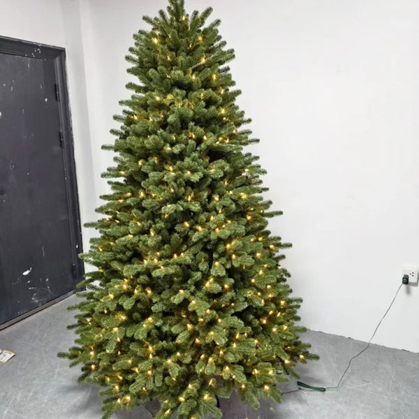 Large Green Pre-lit Artificial Christmas Tree
