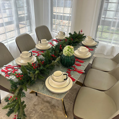 6 Reindeer Christmas Cutlery Holders Set of 6
