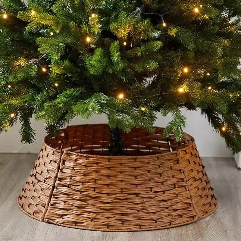 Rattan Christmas Tree Skirt