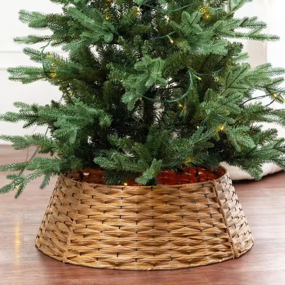 Rattan Christmas Tree Skirt
