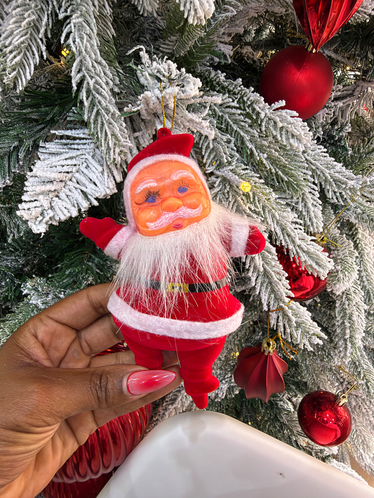 4Pcs Santa Claus Christmas Figurine