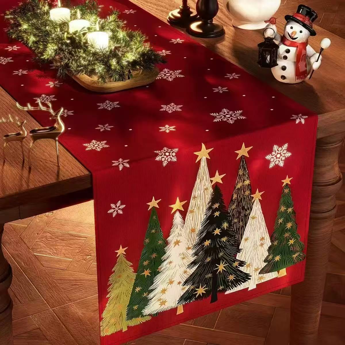 Light Polyester Table Runner |35×180cm