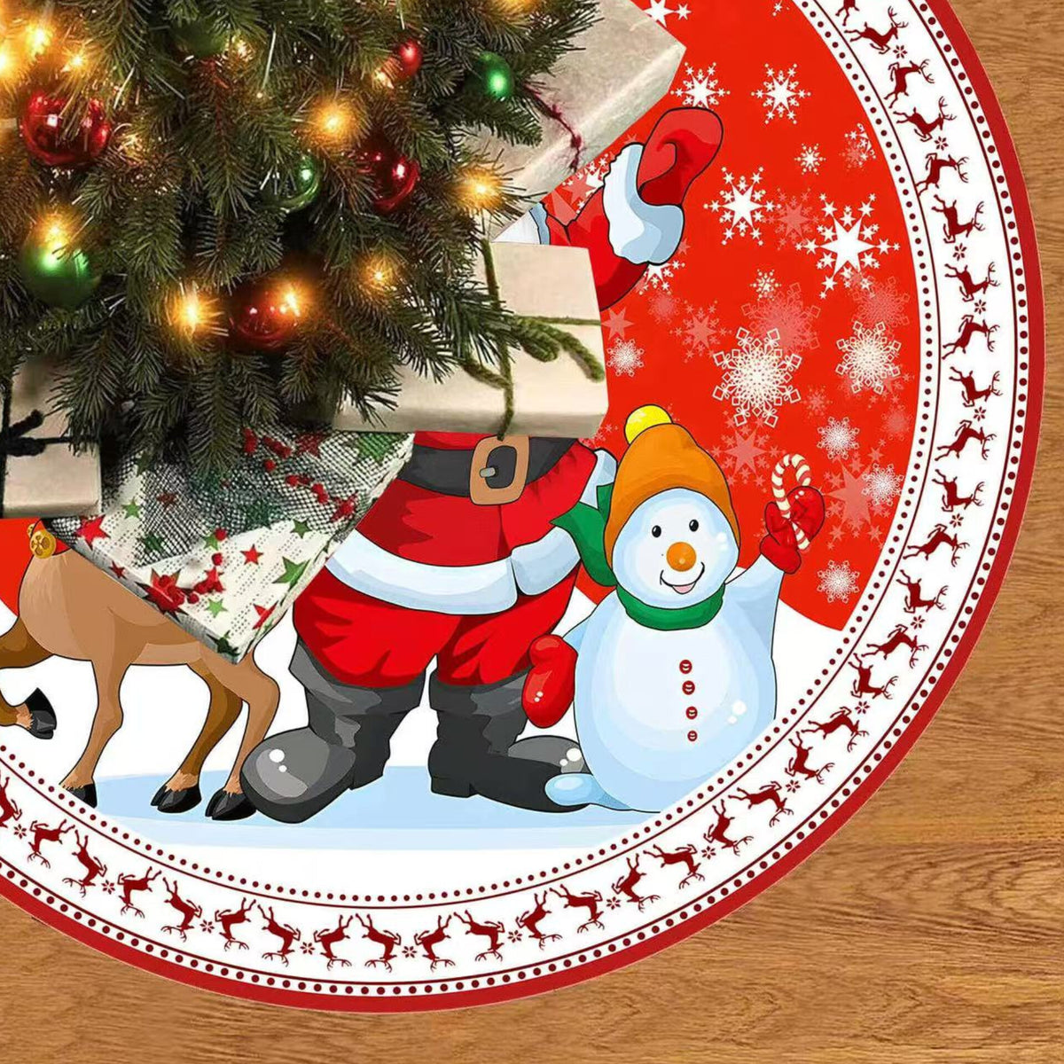 90cm Printed Christmas Tree Skirt