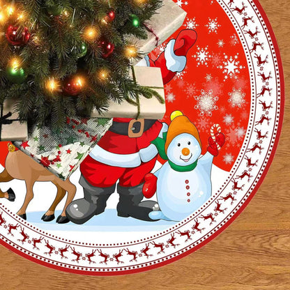 90cm Printed Christmas Tree Skirt