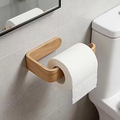 Bamboo Tissue and Towel Holder