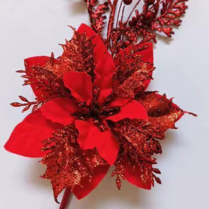 52cm Red Christmas Berry Decorative Branch
