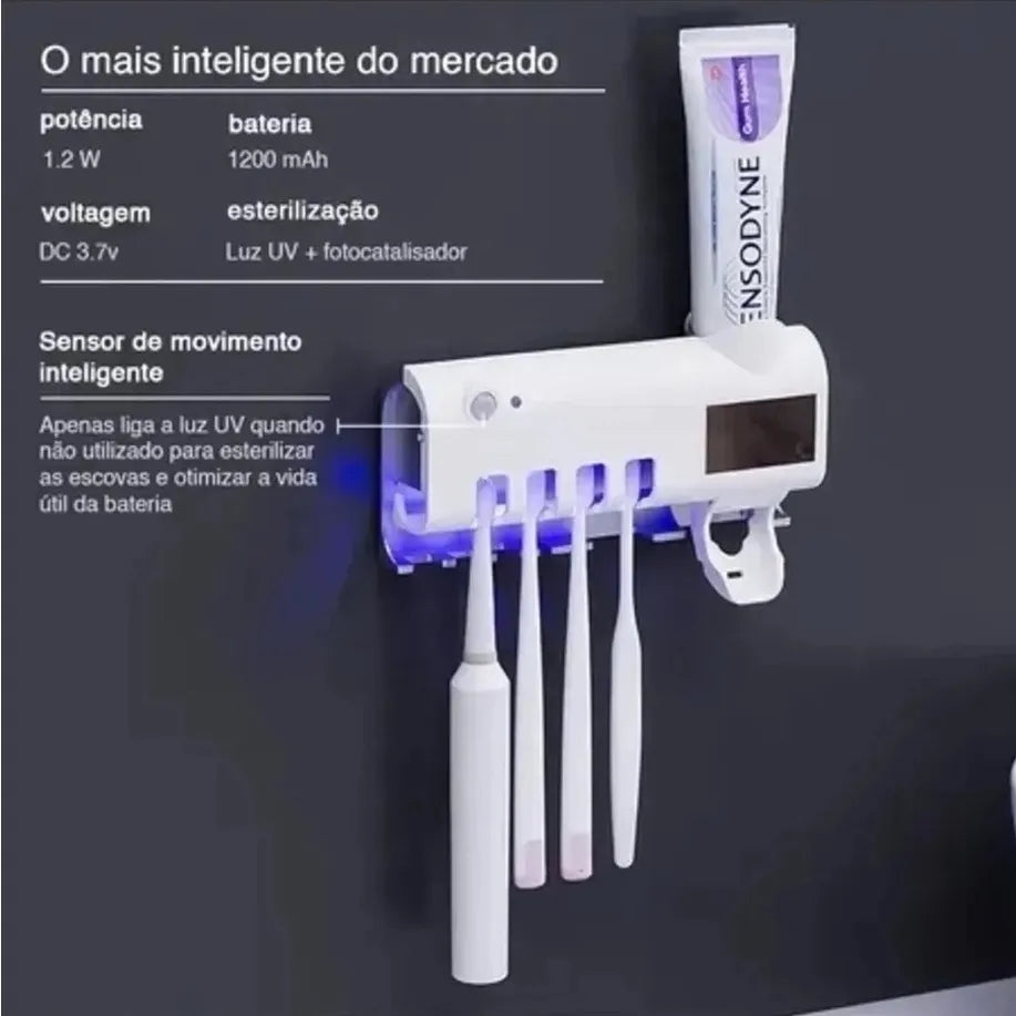 Electric Automatic Toothpaste Dispenser with Uv