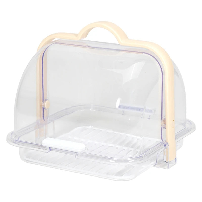 Portable Bread Storage Box with Roll Up Lid