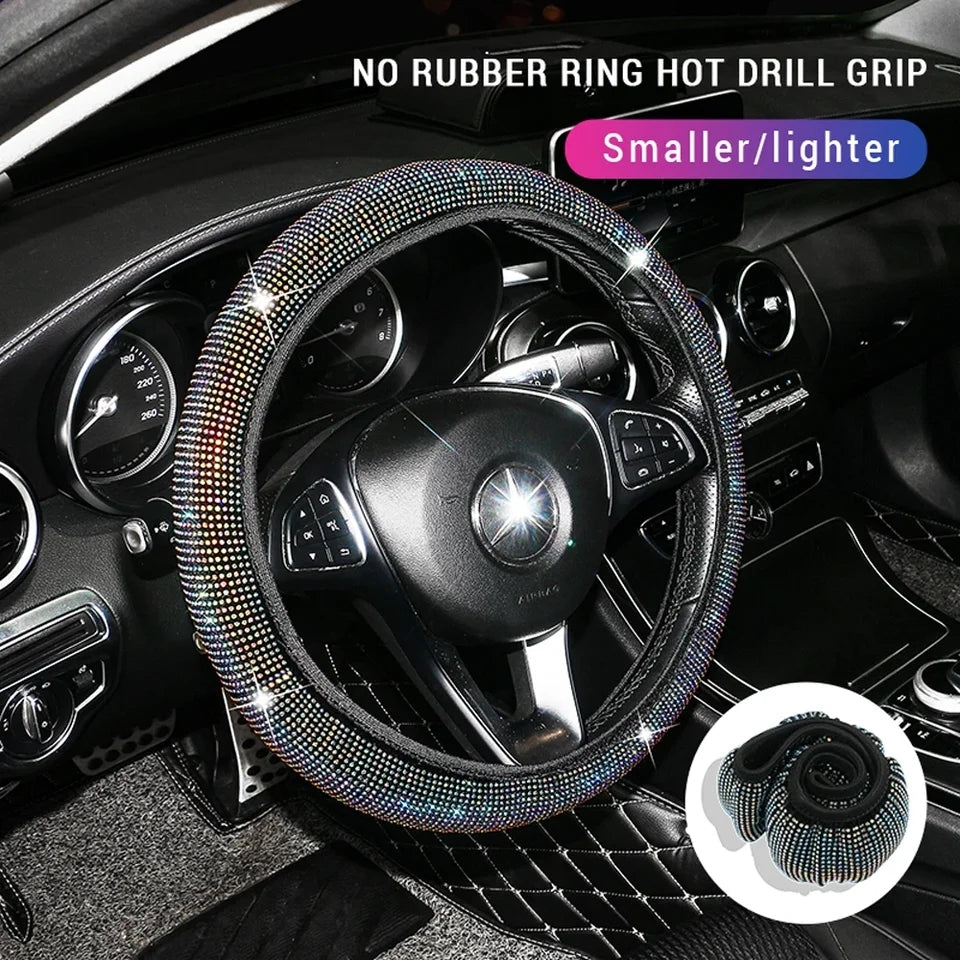 Sparking car steering wheel cover