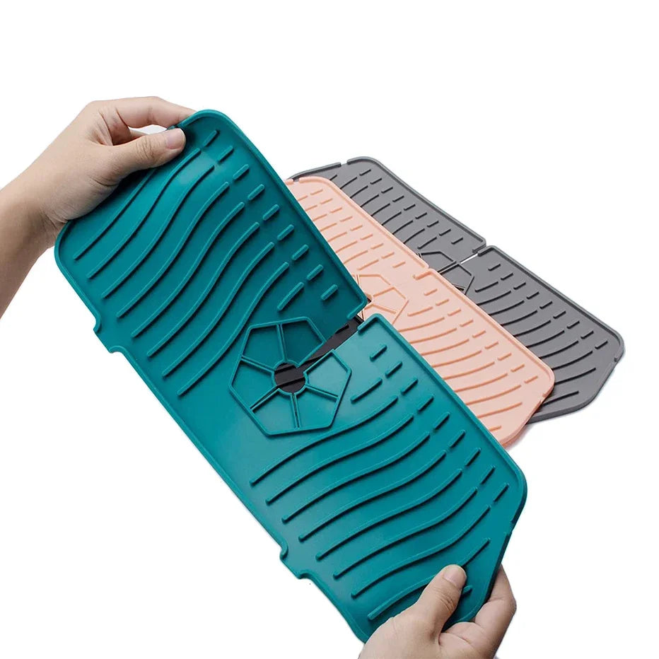 Silicone sink mat