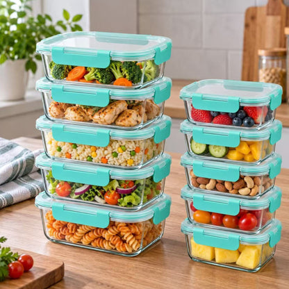 10 PC's Glass Meal Prep Containers in Nairobi Gem Home 