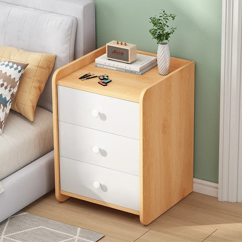 Classic Wooden Modern Bedside Table