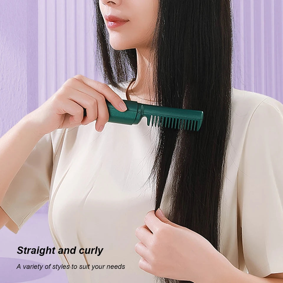 Rechargeable portable touch up comb