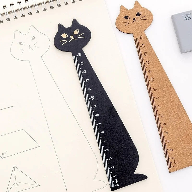 Vintage Cute Design Wooden Ruler