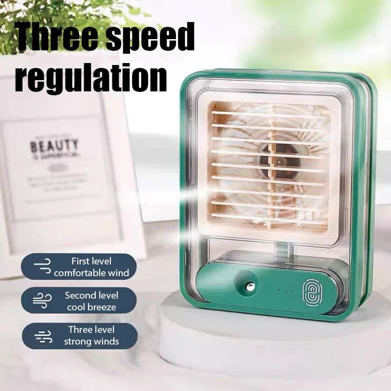 Desk Spray Portable Standing Fan