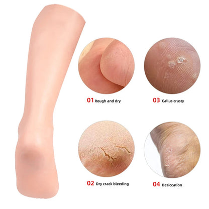 Long pair moisturizing silicone gloves