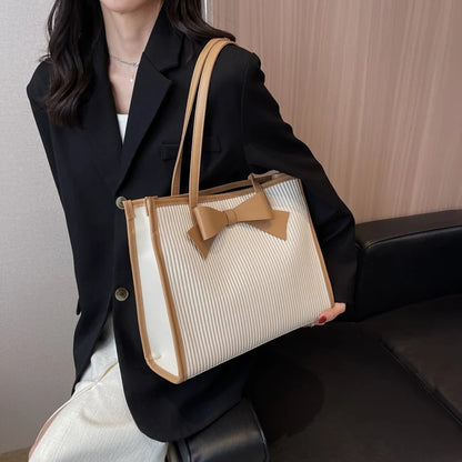 Bow Tie Ladies Tote Bags