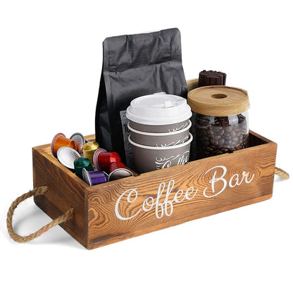 Wooden Coffee/Tea Bag Organizer