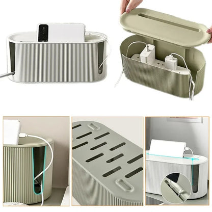 Large plug storage box/ cable wire organizer,case storage