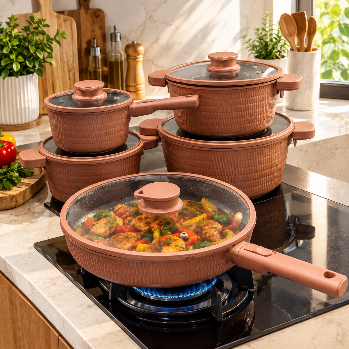  Brown Rattan Cookware Set in Nairobi 