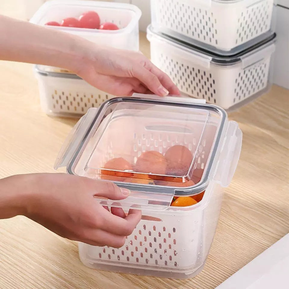 3pc Fridge Organizer Containers