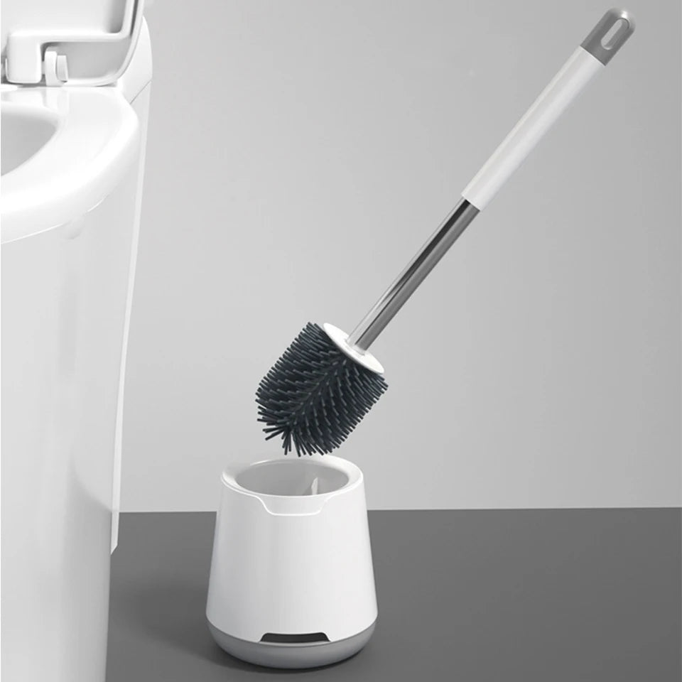 Silicone Toilet Brush Set