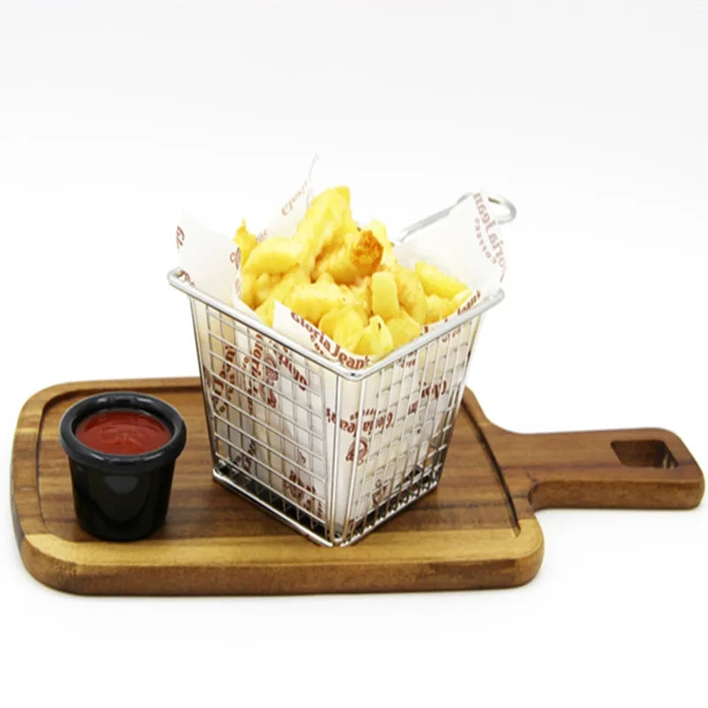 Stainless chips basket