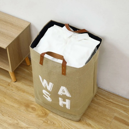 Fabric laundry baskets