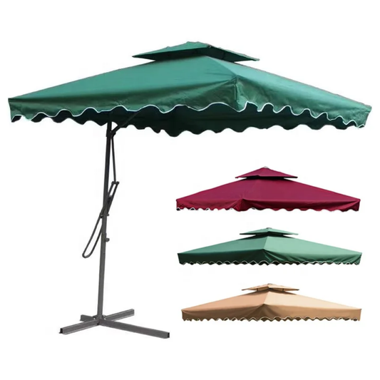 square outdoor umbrellas.