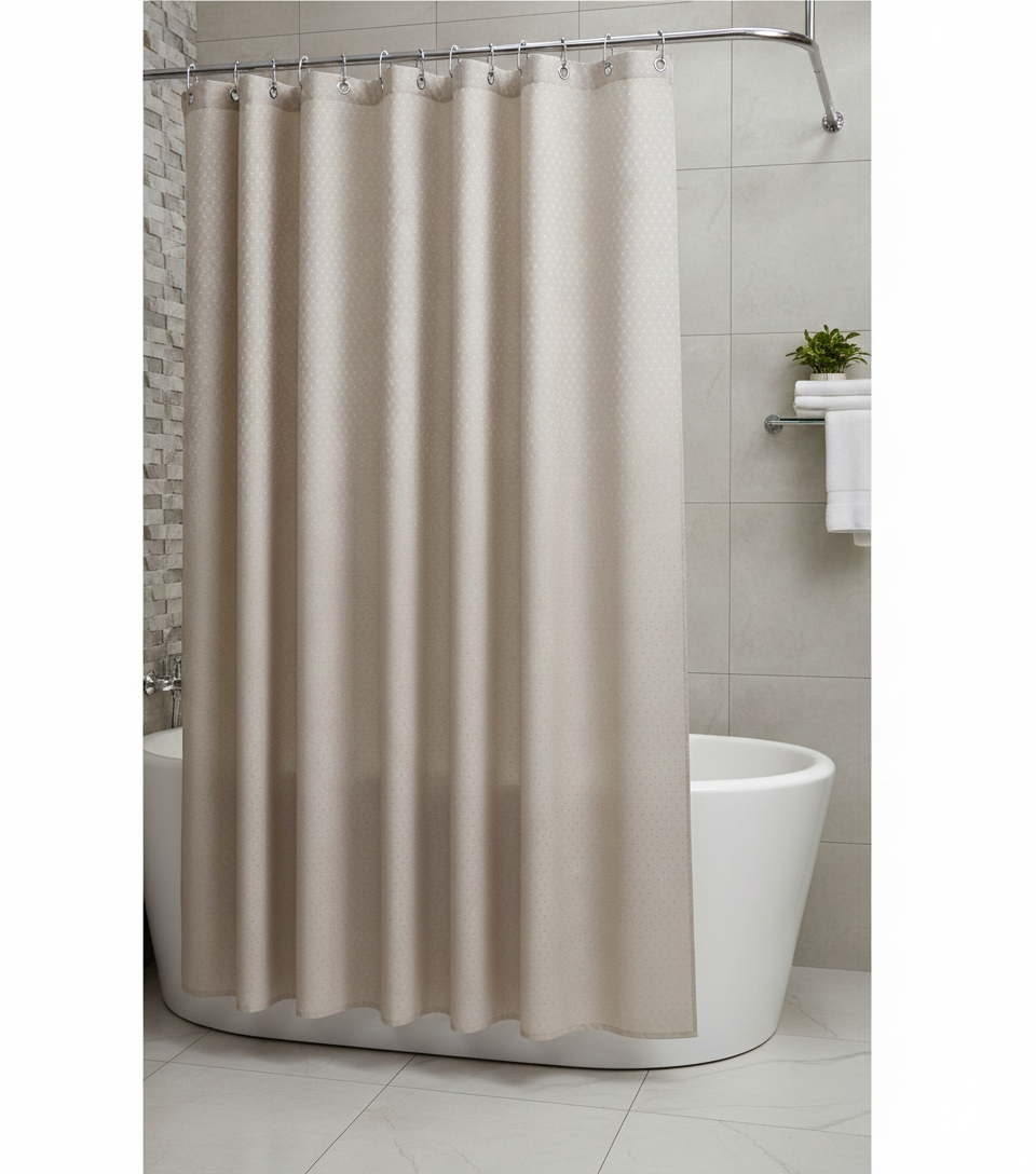  shower curtains  with a diamond texture