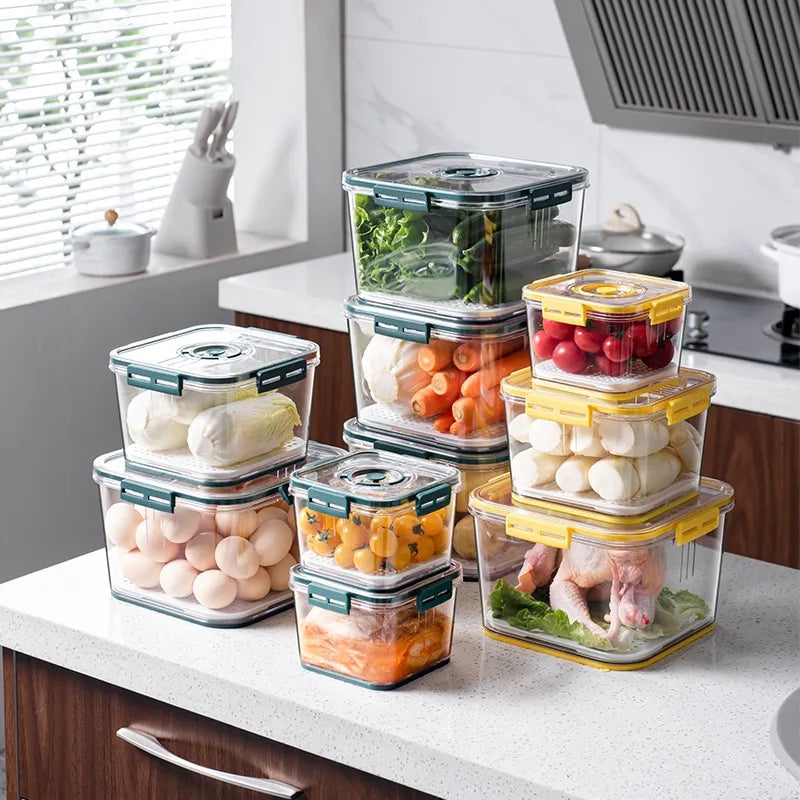 3Pcs Set Stackable Food Storage Organizers