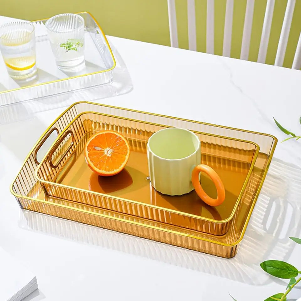 Luxury Gold Rimmed Tray