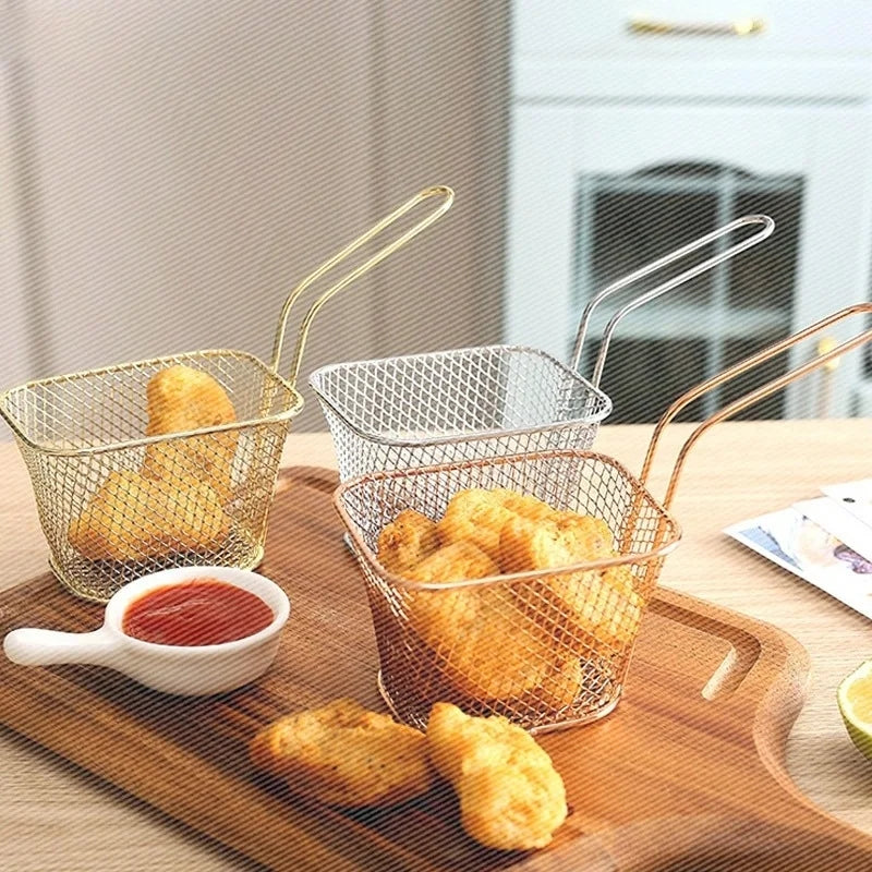 Stainless chips basket