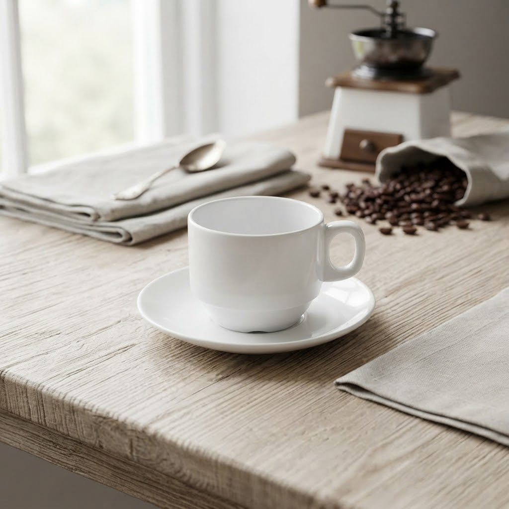 200ml Ceramic  Cup With  Saucer