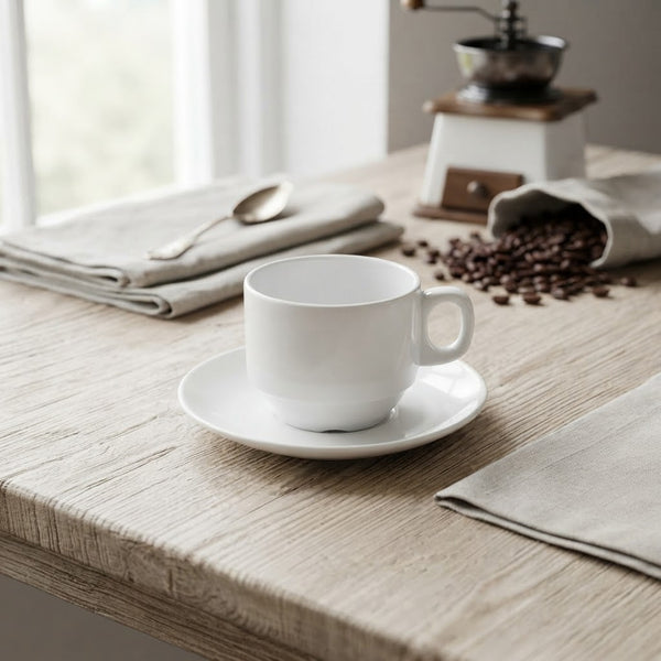 200ml Ceramic  Cup With  Saucer