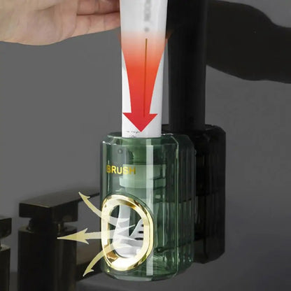 Automatic toothpaste dispenser