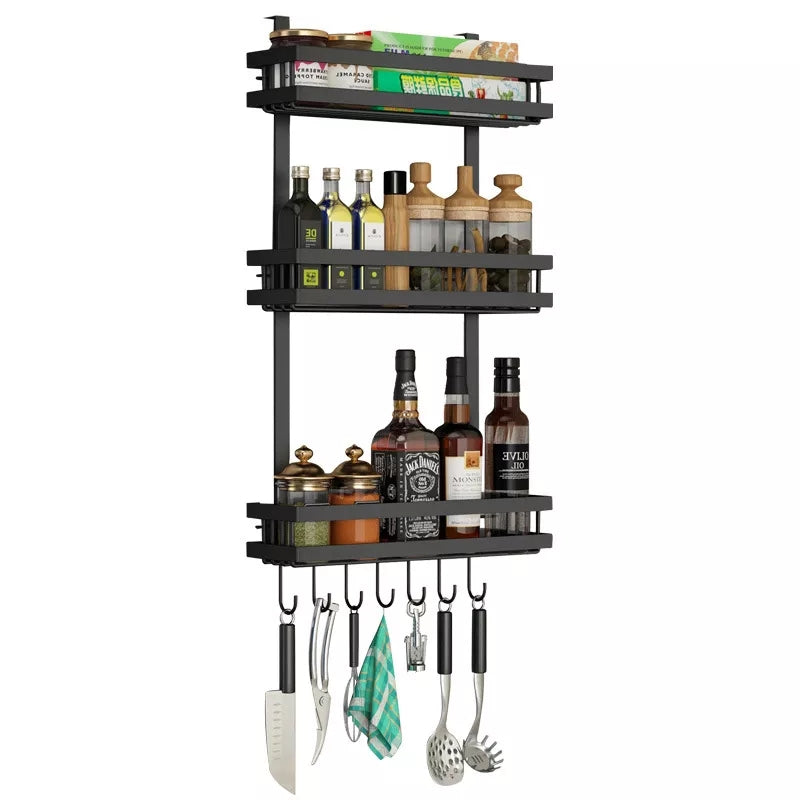 Over The Fridge Steel Organizer