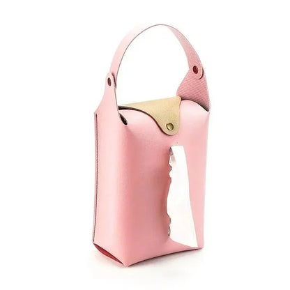 PU leather napkin tissue Holder
