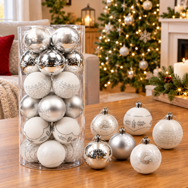 24Pcs Christmas Tree Balls