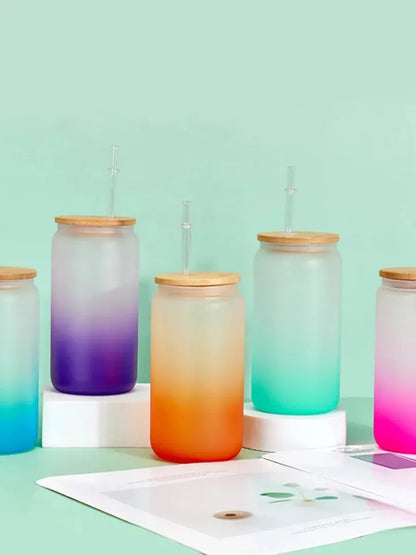 Frosted Glass Tumbler