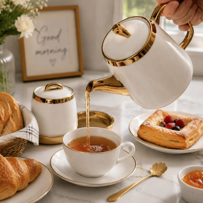 2Pc Kettle and Sugar Dish