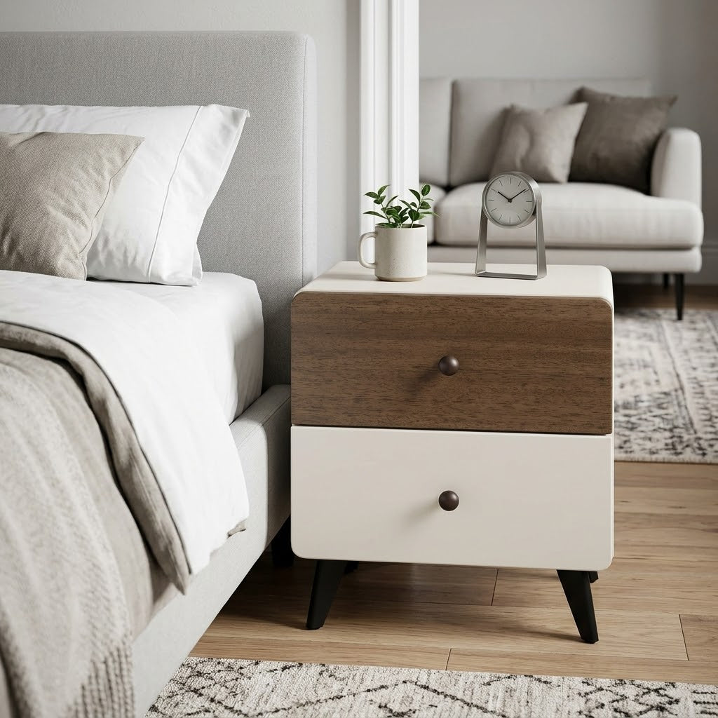 2 Tone Wooden Side Table Bedroom Side Cabinet in Nairobi Gem Home Accessories 