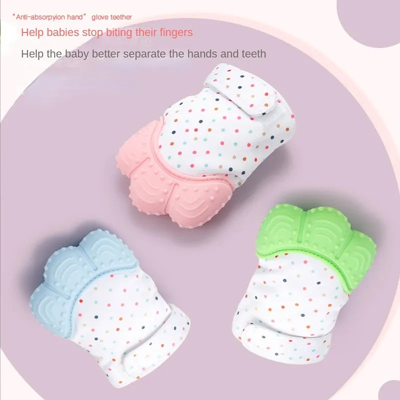 Baby Safe Silicone Mitten Gloves